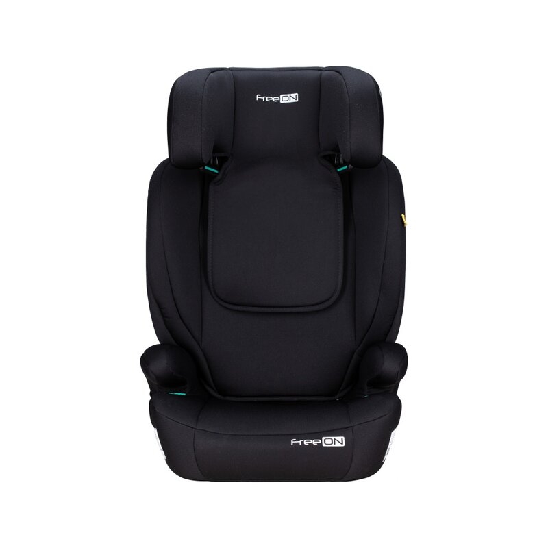 Scaun auto, FreeON, Vega, I-Size, Grupa 2/3, 100-150 cm, 4-12 ani, Cu husa detasabila, Cu cotiere, Cu tetiera reglabila 14 pozitii, Conform cu standardul european de securitate ECE R129, Negru