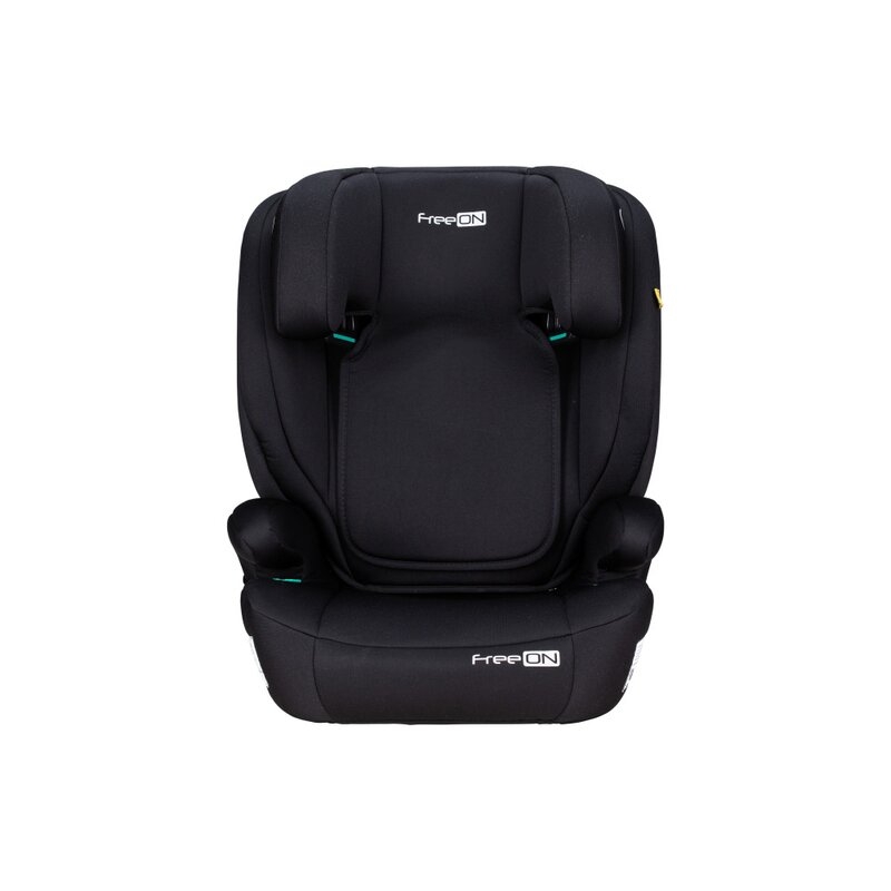 Scaun auto, FreeON, Vega, I-Size, Grupa 2/3, 100-150 cm, 4-12 ani, Cu husa detasabila, Cu cotiere, Cu tetiera reglabila 14 pozitii, Conform cu standardul european de securitate ECE R129, Negru