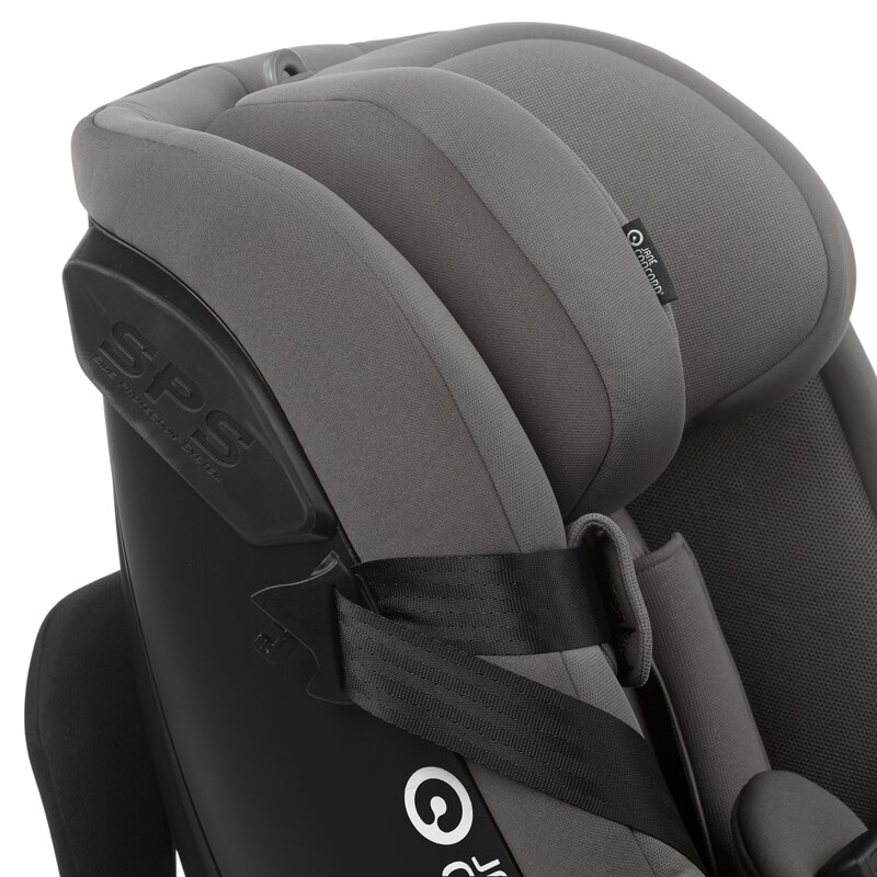 Scaun auto, Jane, Iflow I-Size, Rotire 360 grade, 40 - 105 cm, Cu Isofix si picior stabilizator, Protectie superioara in caz de impact lateral - SPS, Conform cu standardul european de securitate ECE R129, Matt Gray