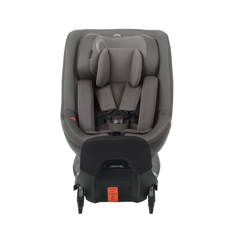Scaun auto, Jane, Iflow I-Size, Rotire 360 grade, 40 - 105 cm, Cu Isofix si picior stabilizator, Protectie superioara in caz de impact lateral - SPS, Conform cu standardul european de securitate ECE R129, Matt Gray