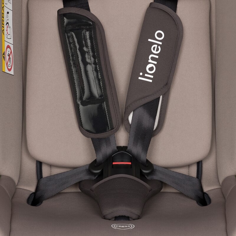 Scaun auto, Lionelo, Aart i-Size, Cu spatar inclinabil in 4 pozitii, Cu tetiera reglabila in 13 pozitii, 0-36 Kg, 40-150 cm, Cu centura siguranta in 3 puncte, Conform cu ECE R129/03, Bej