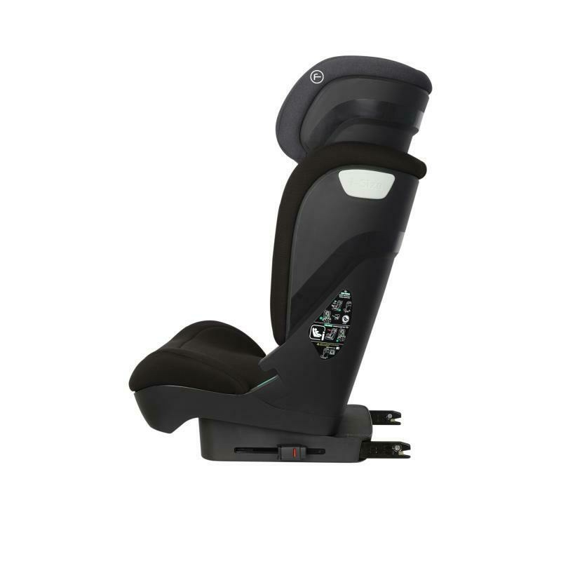 Scaun auto pentru copii, Rider, 100 - 150 cm/ 3 - 12 ani, Tehnologie Isofix, Cu spatar reglabil, Cu tetiera reglabila in 10 pozitii, Conform cu standardul european de securitate ECE R129, FreeON, Black