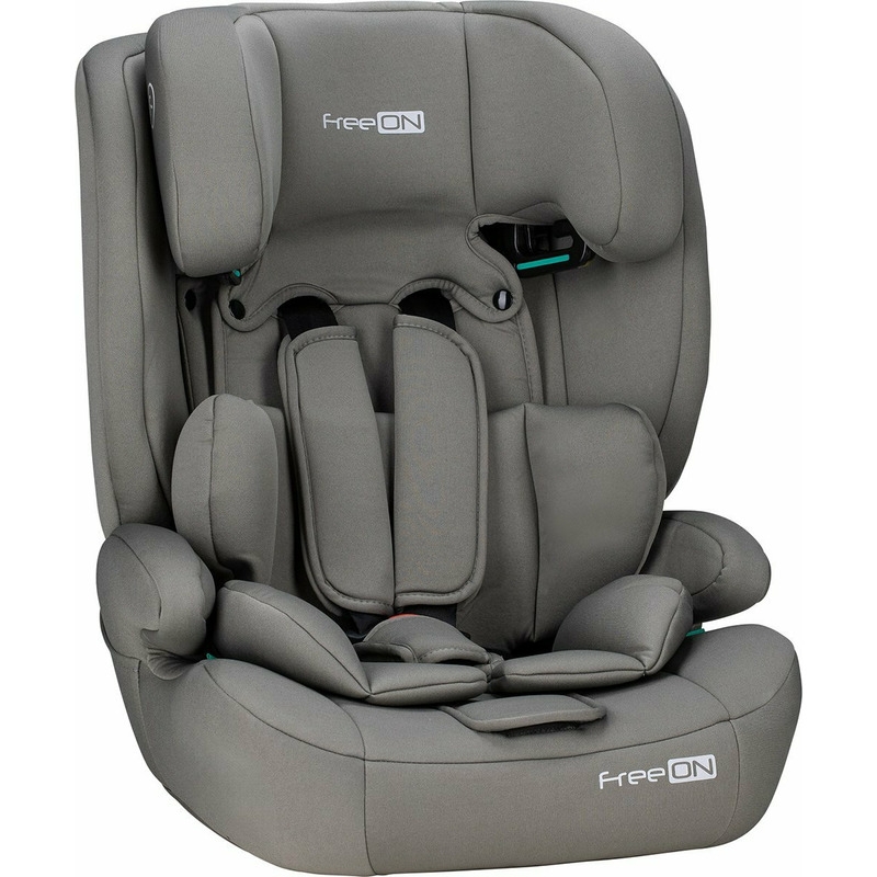 Scaun auto pentru copii, Uran, I-Size, 76 - 150 cm/ 1 - 12 ani, Cu tetiera reglabila in 14 pozitii, Conform cu standardul european de securitate ECE R129, FreeON, Khaki Grey