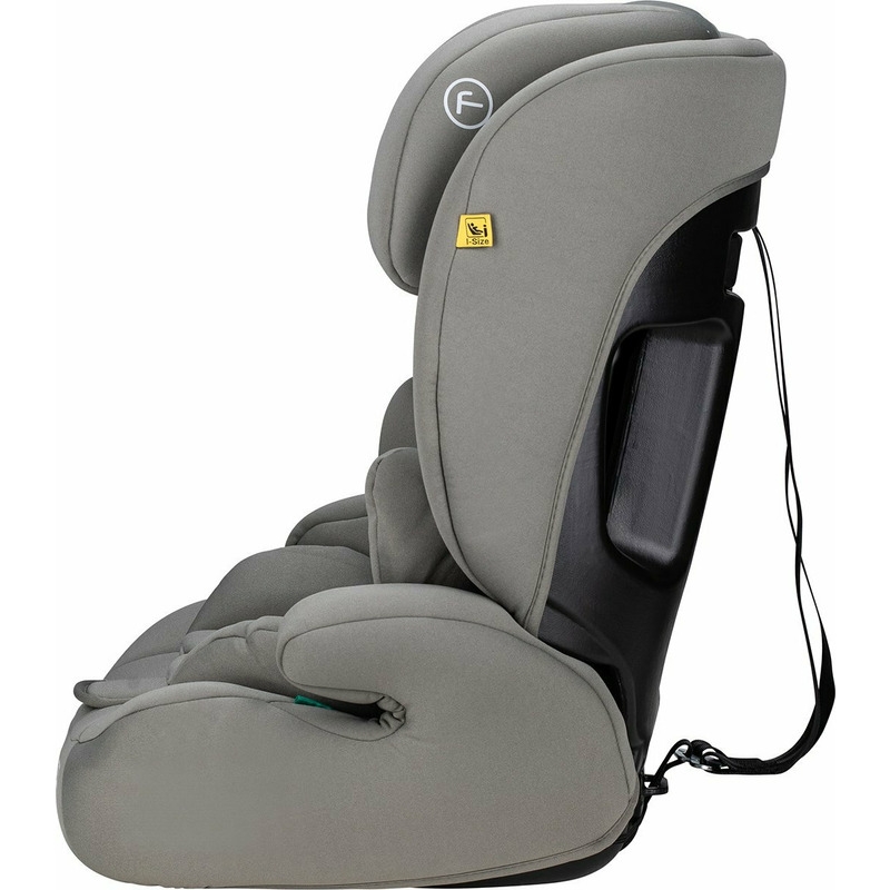 Scaun auto pentru copii, Uran, I-Size, 76 - 150 cm/ 1 - 12 ani, Cu tetiera reglabila in 14 pozitii, Conform cu standardul european de securitate ECE R129, FreeON, Khaki Grey