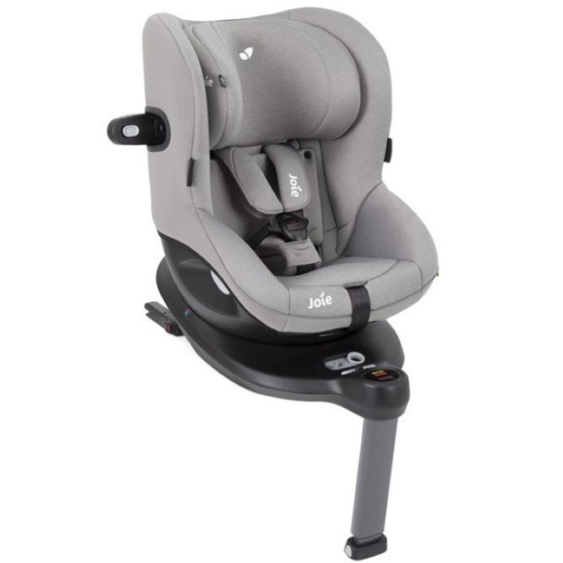 Scaun auto i-Spin 360° E Gray Flannel, 61 cm-105 cm, testat ADAC si certificat R129, Joie