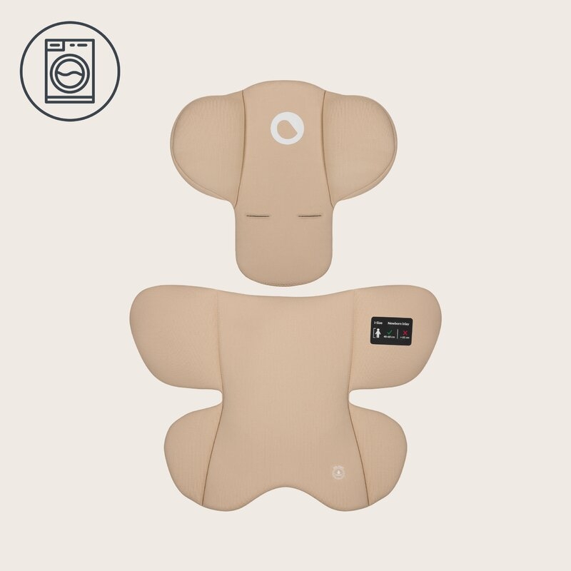 Scoica auto, Lionelo, i-Size Astrid, 0-13 Kg, 40-87 cm, Cu maner si capotina reglabile, Cu protectie laterala avansata, Salteluta confortabila, Conform cu standardul european de securitate R129, Bej