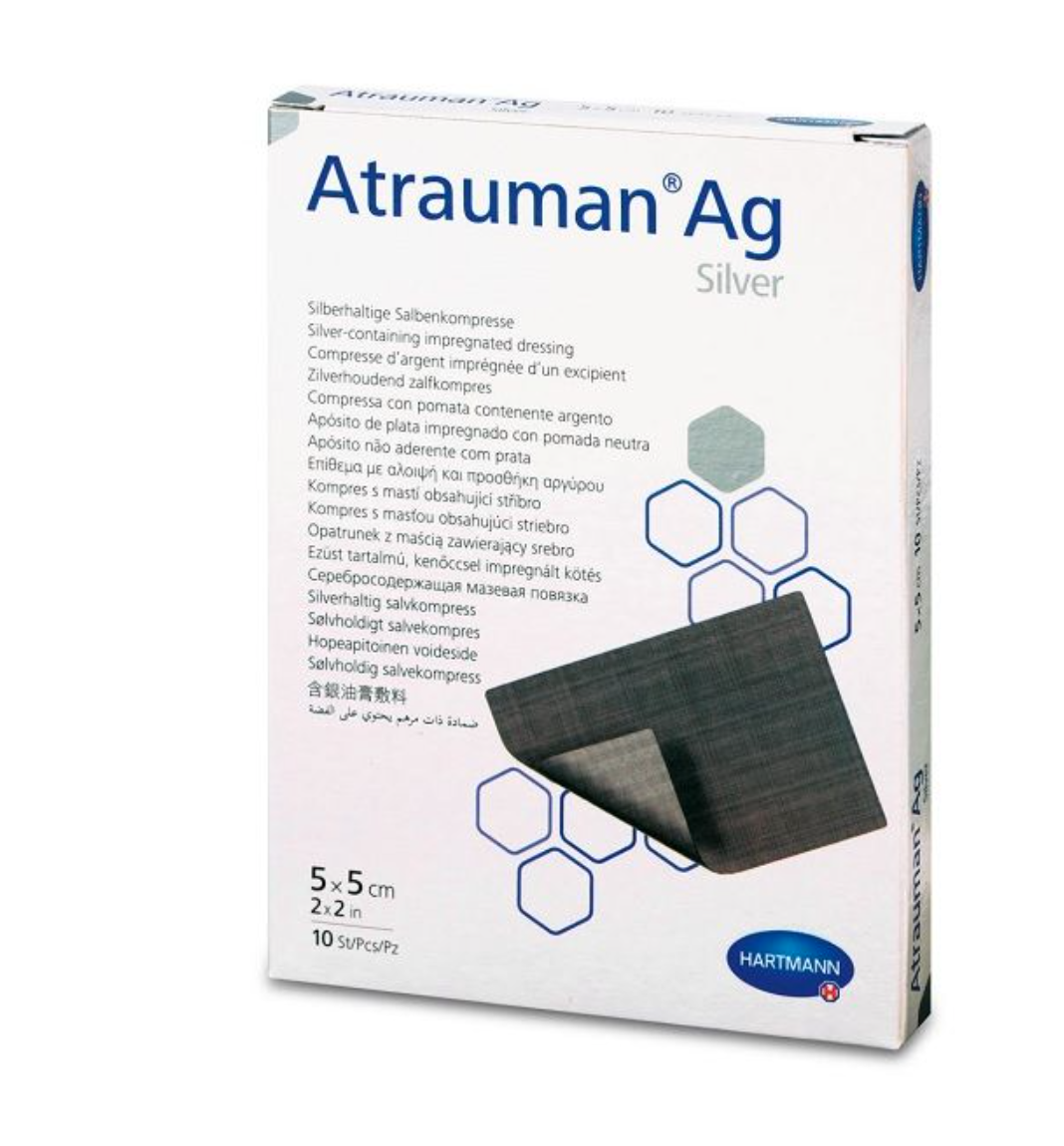 Atrauman - Ag 5x5cm pansament stratificat 10buc