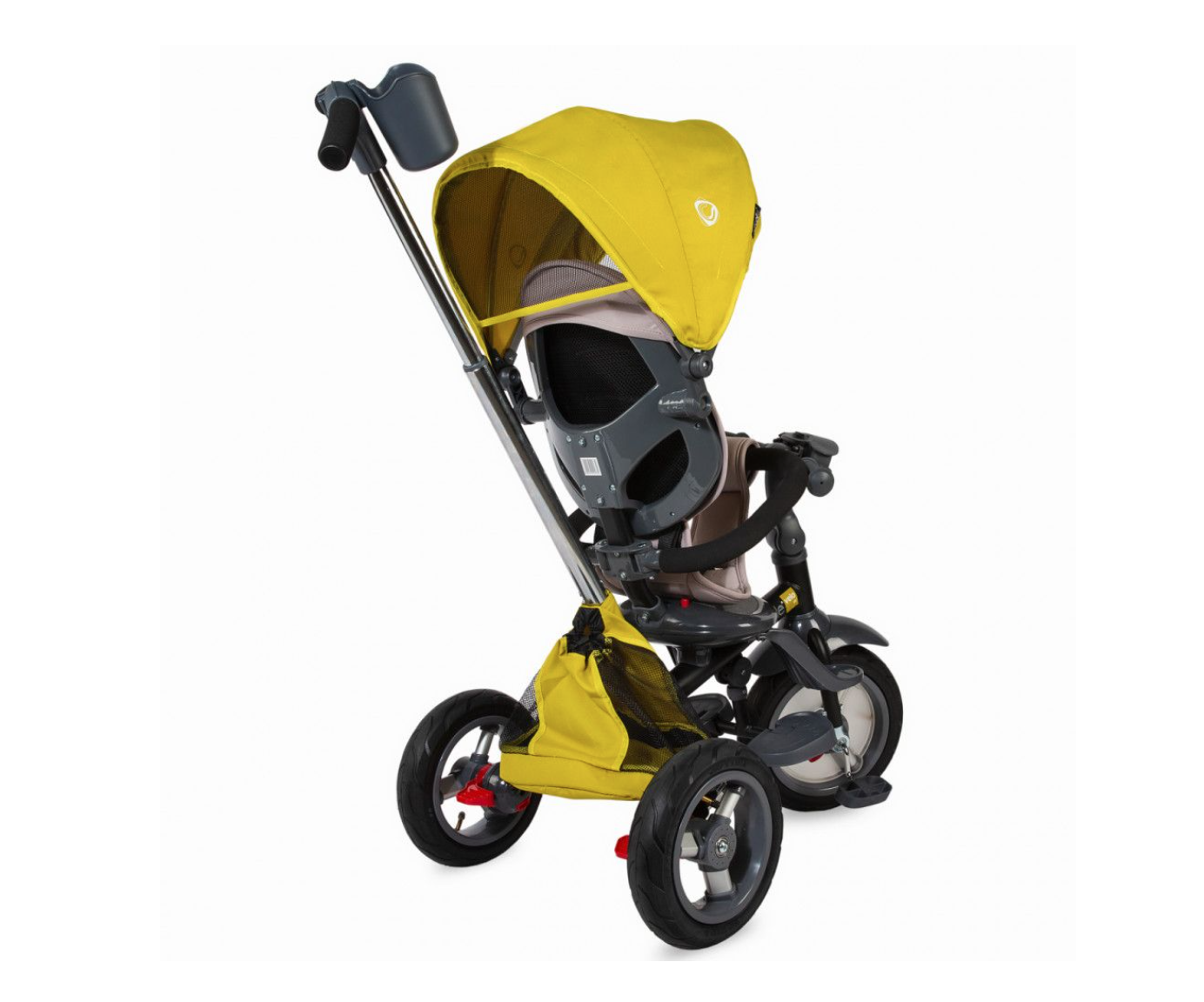 Coccolle Tricicleta multifunctionala 4in1 cu sezut reversibil Velo Air Mustar