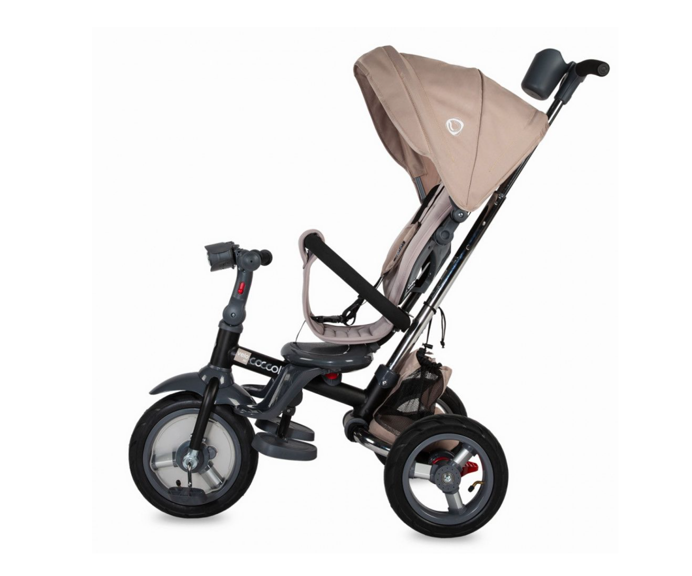 Coccolle Tricicleta multifunctionala 4in1 cu sezut reversibil Velo Air Bej 