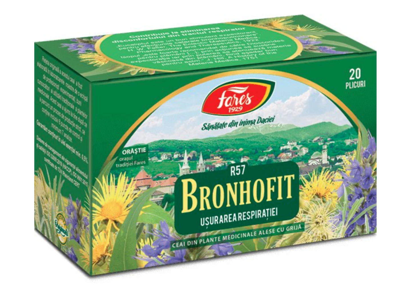 Fares - Bronhofit ceai doze 20plicuri