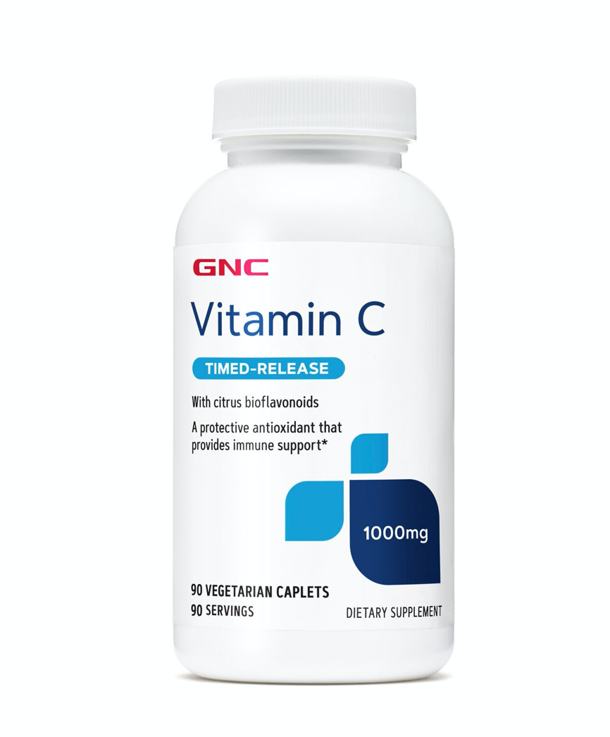 GNC - Vitamina C 1000mg cu bioflavonoide si macese 90tb