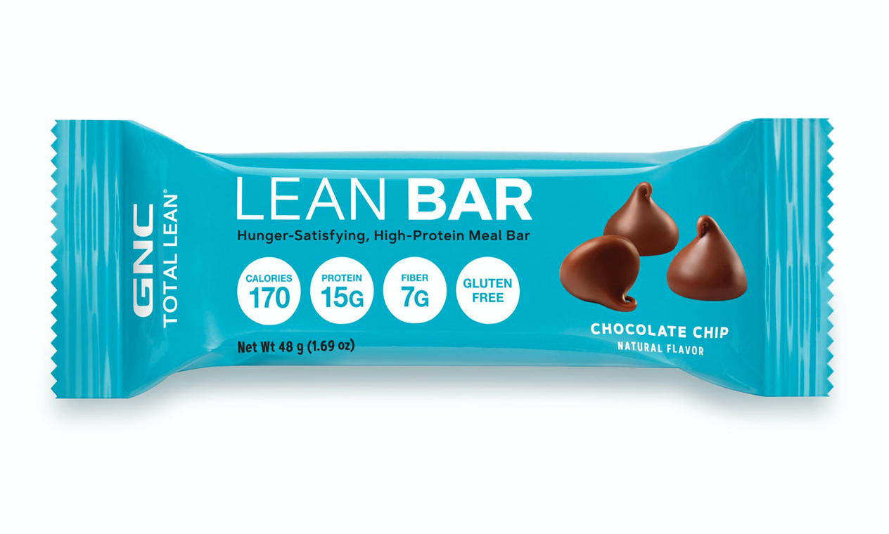 GNC - Total Lean Lean Bar Baton proteic cu aroma de fulgi de ciocolata 48 g