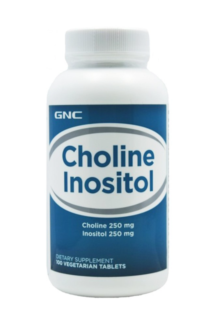 GNC - Choline Inositol Colina 250mg 100tb
