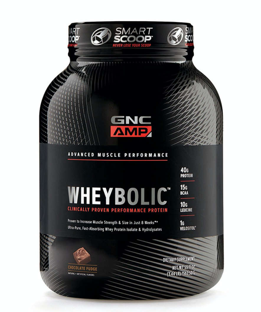 GNC - AMP Proteina Wheybolic cu Aroma de Ciocolata 1562.50 g