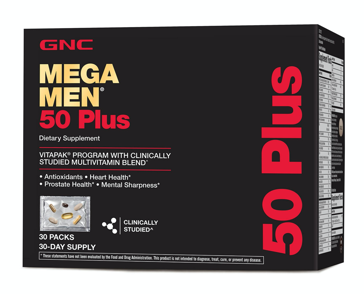 GNC - Mega Men 50 Plus Vitapak Program 30pachetele