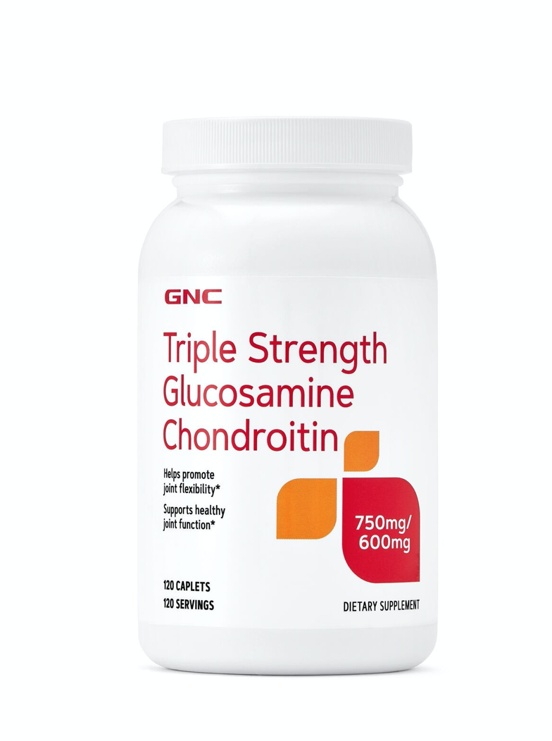 GNC - Triple Strength Glucozamina 750 Condroitina 600mg 120tb