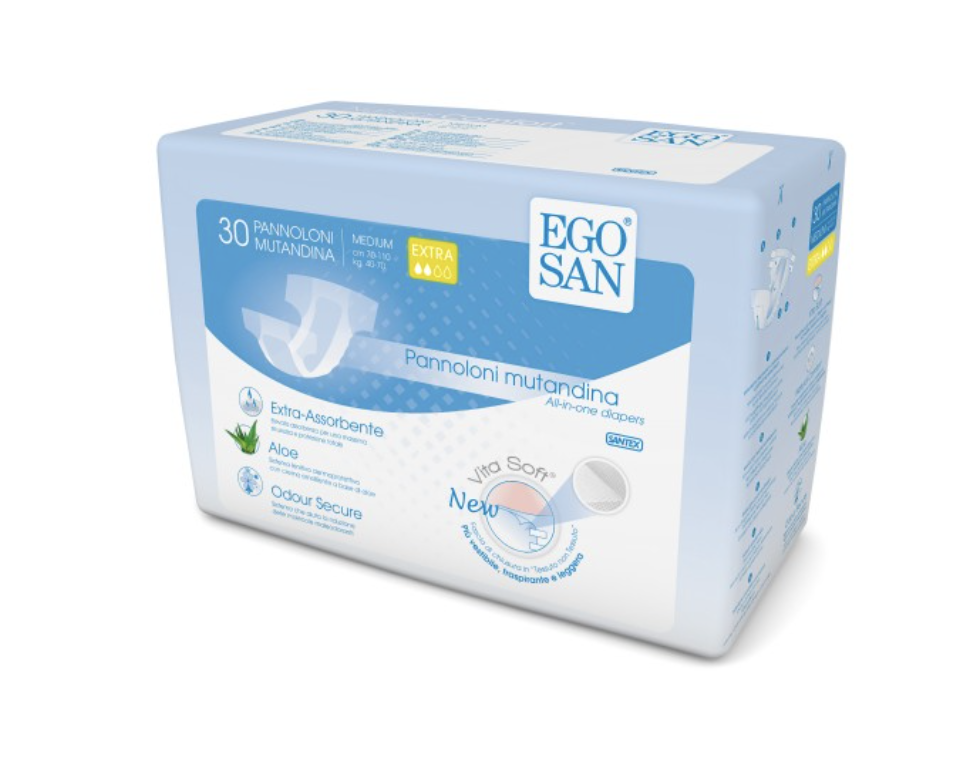 Scutece adulti Egosan Vita Soft Medium Extra x 30 buc 