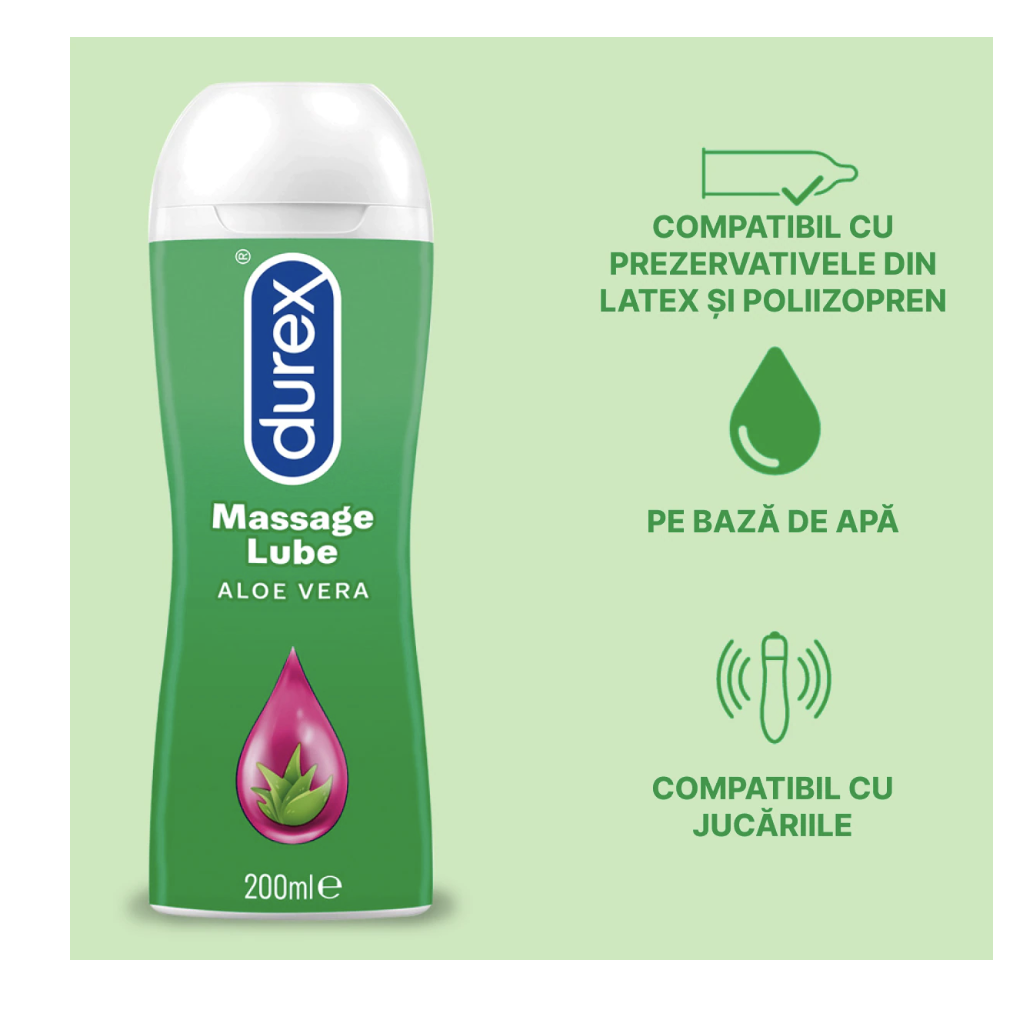 Durex - Massage Aloe Vera lubrifiant 200ml