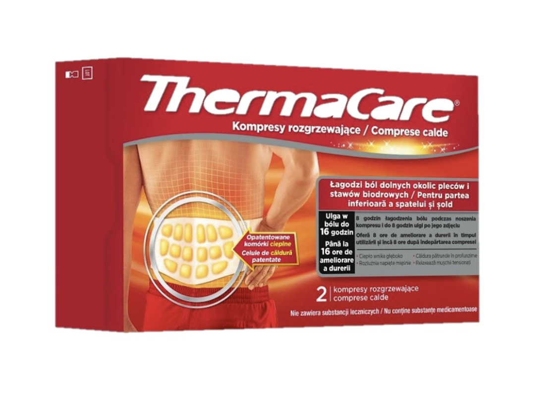 ThermaCare - Comprese calde pentru zona lombara 2buc