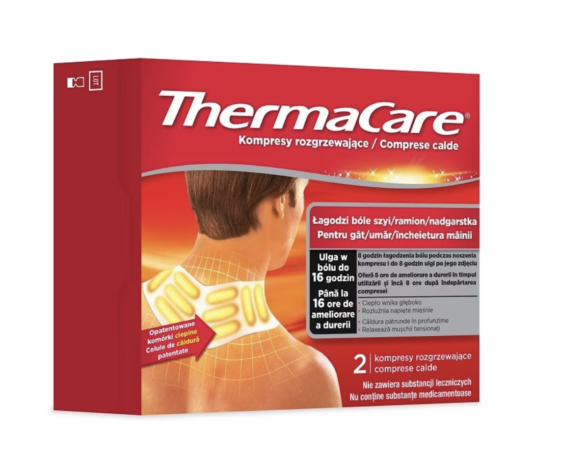 ThermaCare - Comprese calde pentru gat, umar, incheietura mainii 2buc