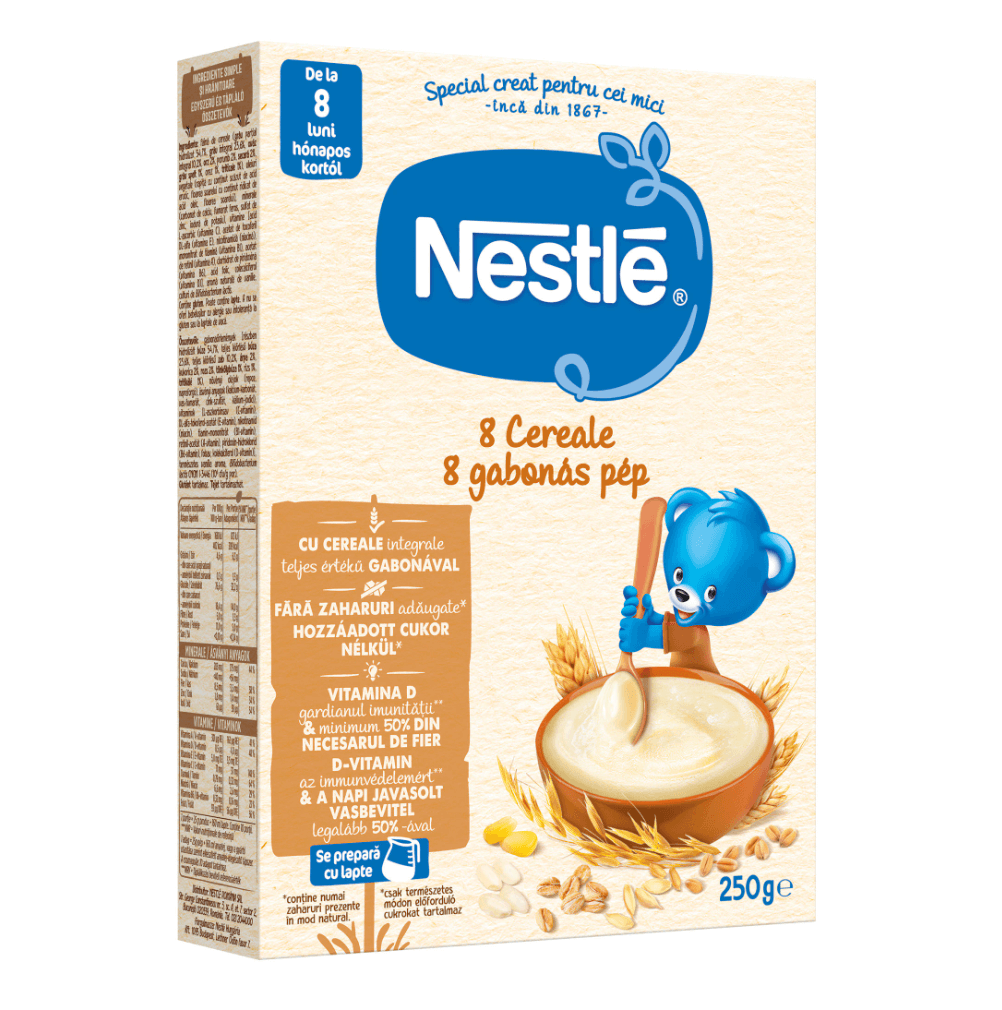 Nestle - 8 cereale cu Bifidus 250g