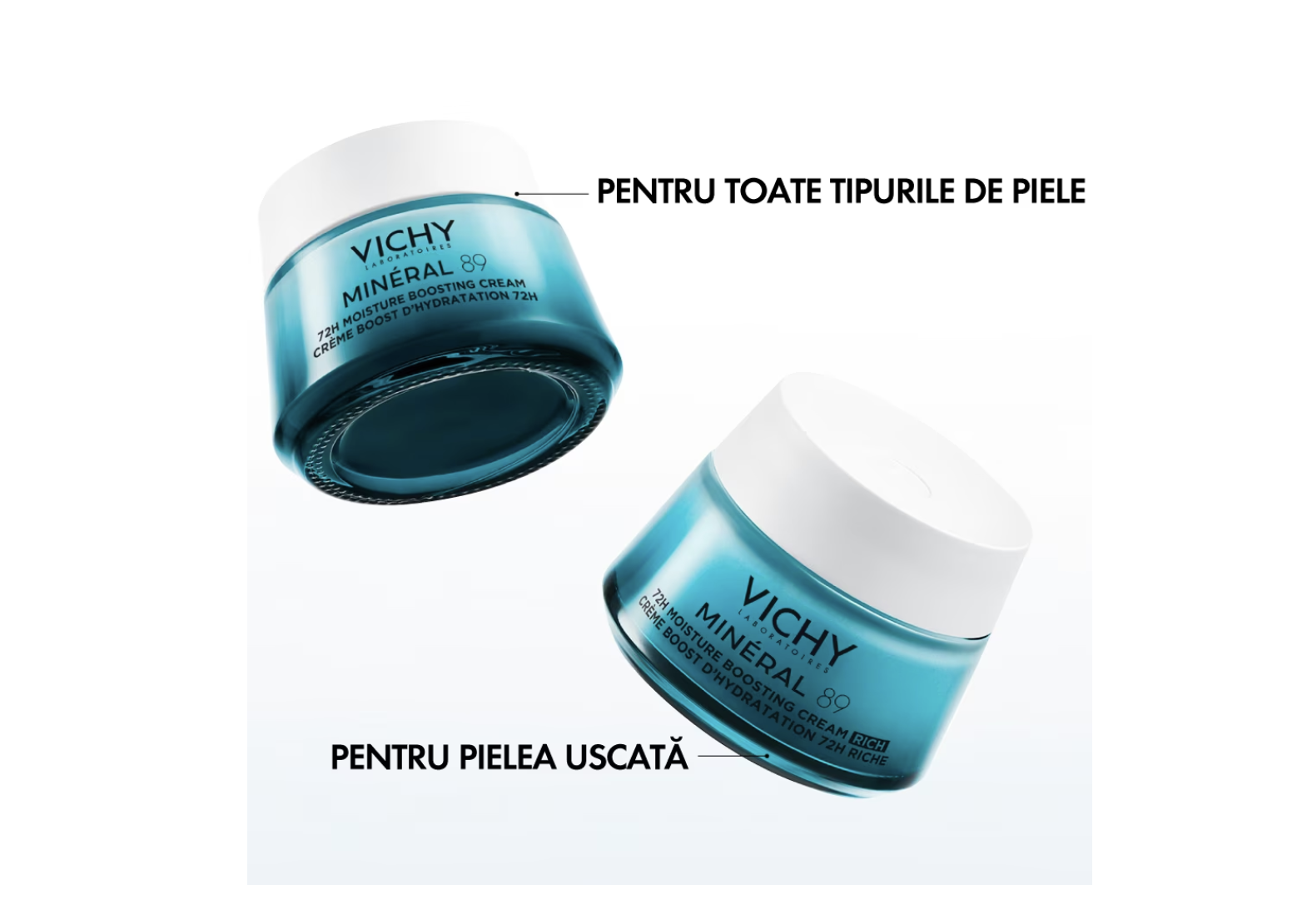 Mineral 89 crema intens hidratanta 72h toate tipurile de ten, 50ml, Vichy