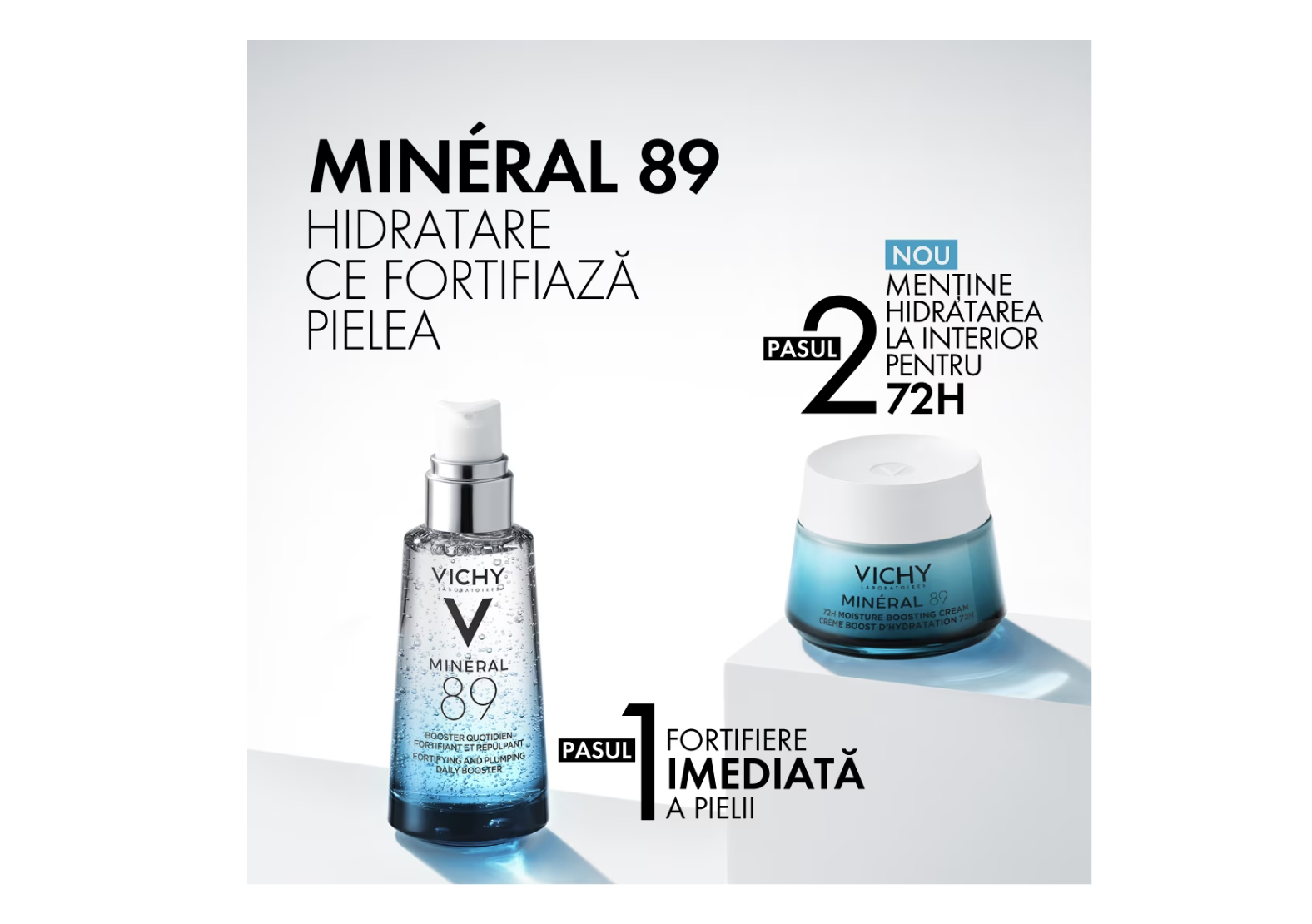 Mineral 89 crema intens hidratanta 72h toate tipurile de ten, 50ml, Vichy
