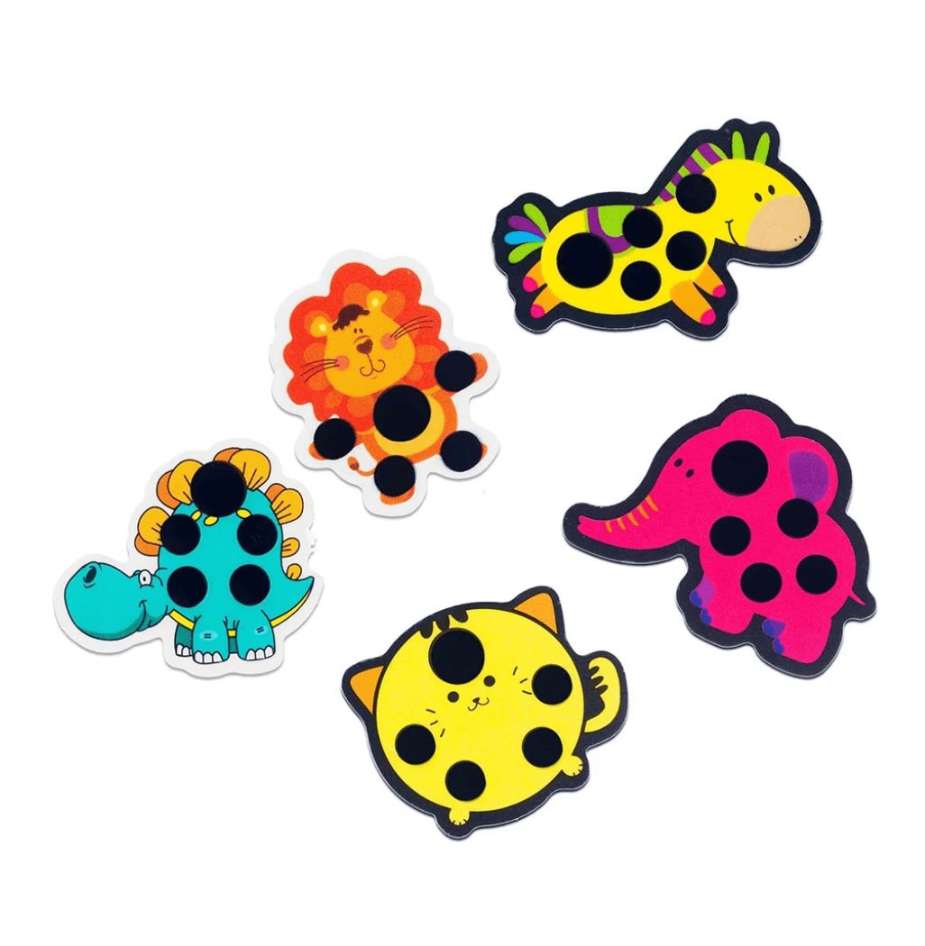 Vitammy - Thermo set 5 autocolante depistare febra cristale lichide multicolor