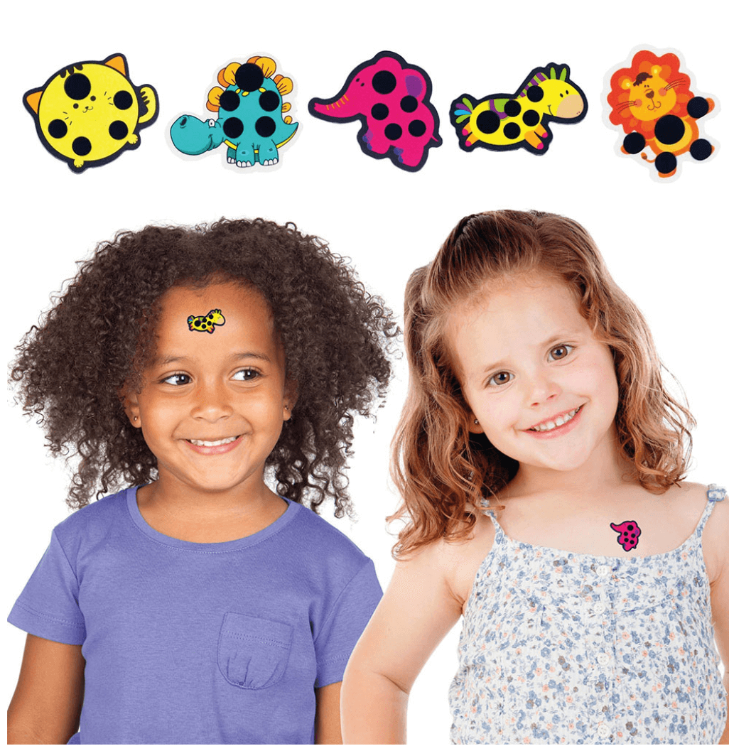 Vitammy - Thermo set 5 autocolante depistare febra cristale lichide multicolor