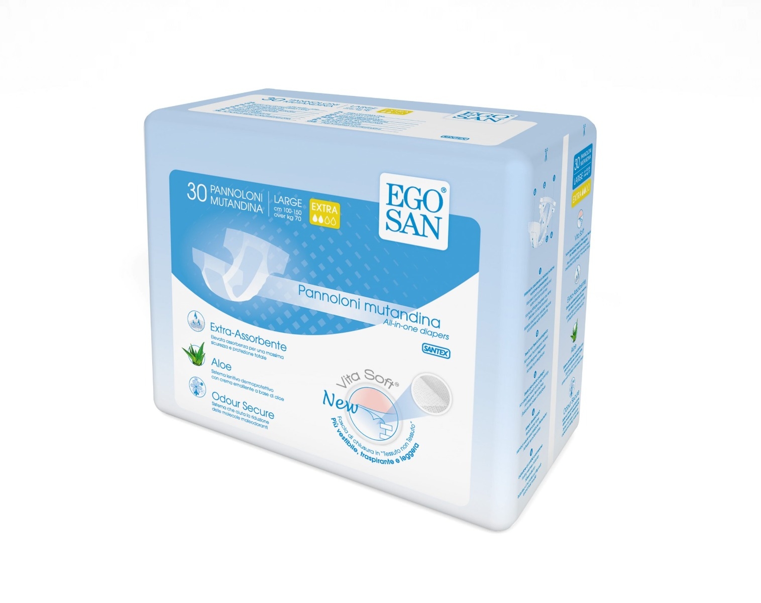 Scutece adulti Egosan Large Extra 30buc
