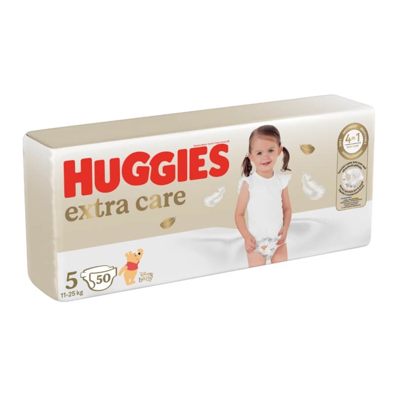 Scutece Extra Care, Nr.5, 11-25 kg, 50 buc, Huggies
