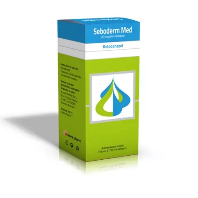 Seboderm Med 20 mg/ml sampon, 120 ml, Slavia Pharm