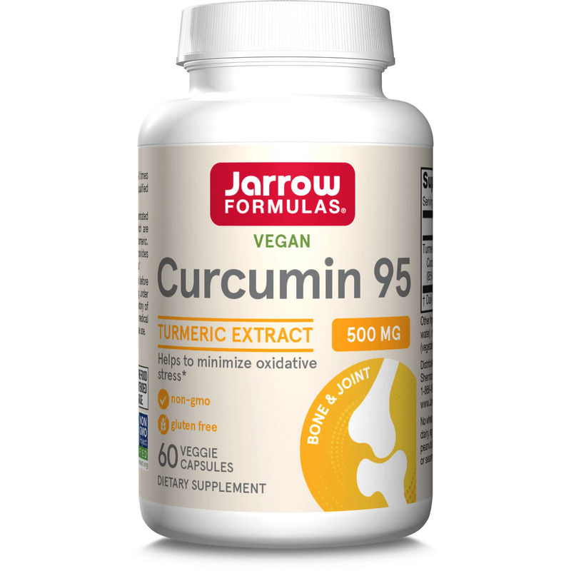 Curcumin 95 Jarrow Formulas, 500 mg, 60 capsule vegetale, Secom