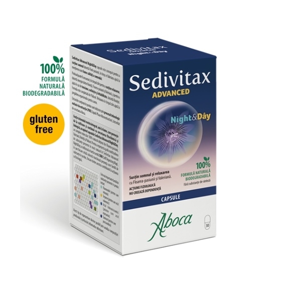 Sedivitax Advanced Night&Day, 30 capsule, Aboca Sedivitax Advanced Night&Day, 30 capsule, Aboca