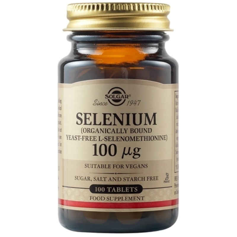 Seleniu 100 mcg, 100 tablete, Solgar