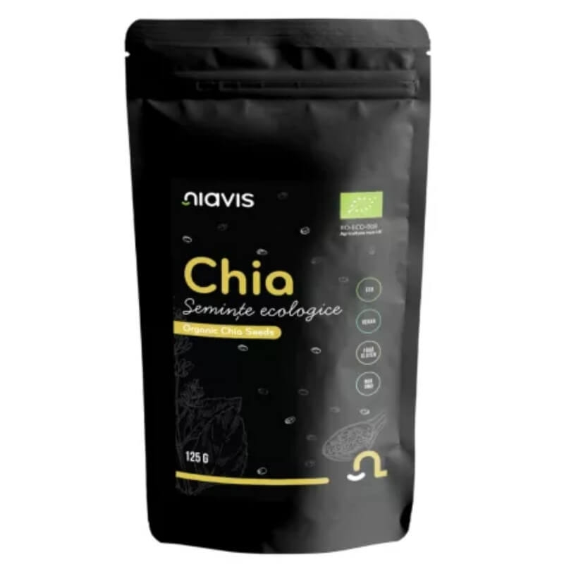 Chia seminte ecologice, 125 g, Niavis