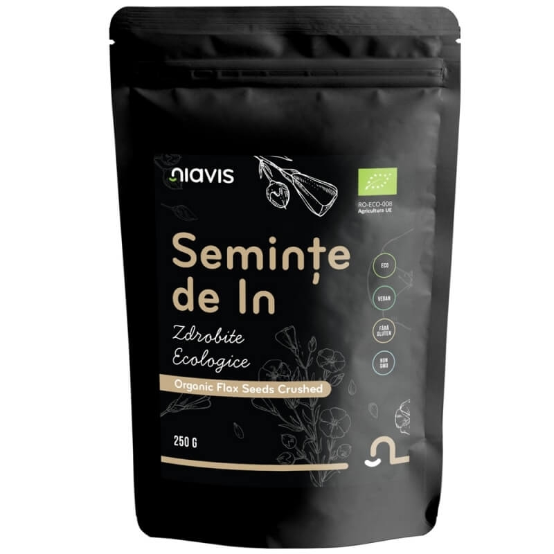 In seminte zdrobite ecologice, 250 g, Niavis