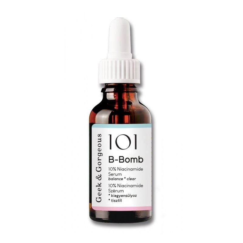 Ser cu nicinamida 10% B-Bomb, 30ml, Geek&Gorgeous