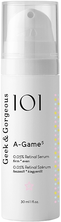 Ser retinal 0,05% A-Game5, 30ml, Geek&Gorgeous