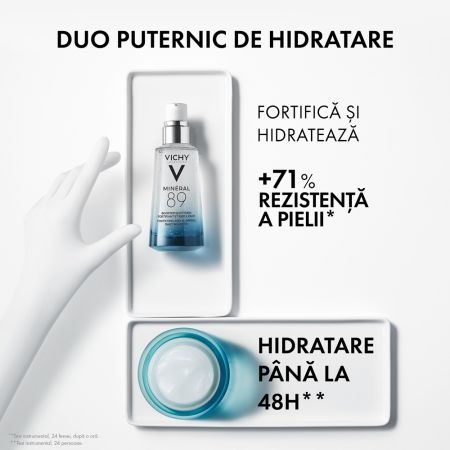Crema hidratanta si matifianta Mineral 89, 50 ml