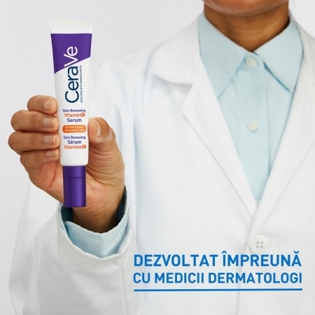 Serum cu vitamina C Skin Renewing, 30 ml, Cerave Serum cu vitamina C Skin Renewing, 30 ml, Cerave