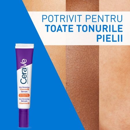 Serum cu vitamina C Skin Renewing, 30 ml, Cerave Serum cu vitamina C Skin Renewing, 30 ml, Cerave