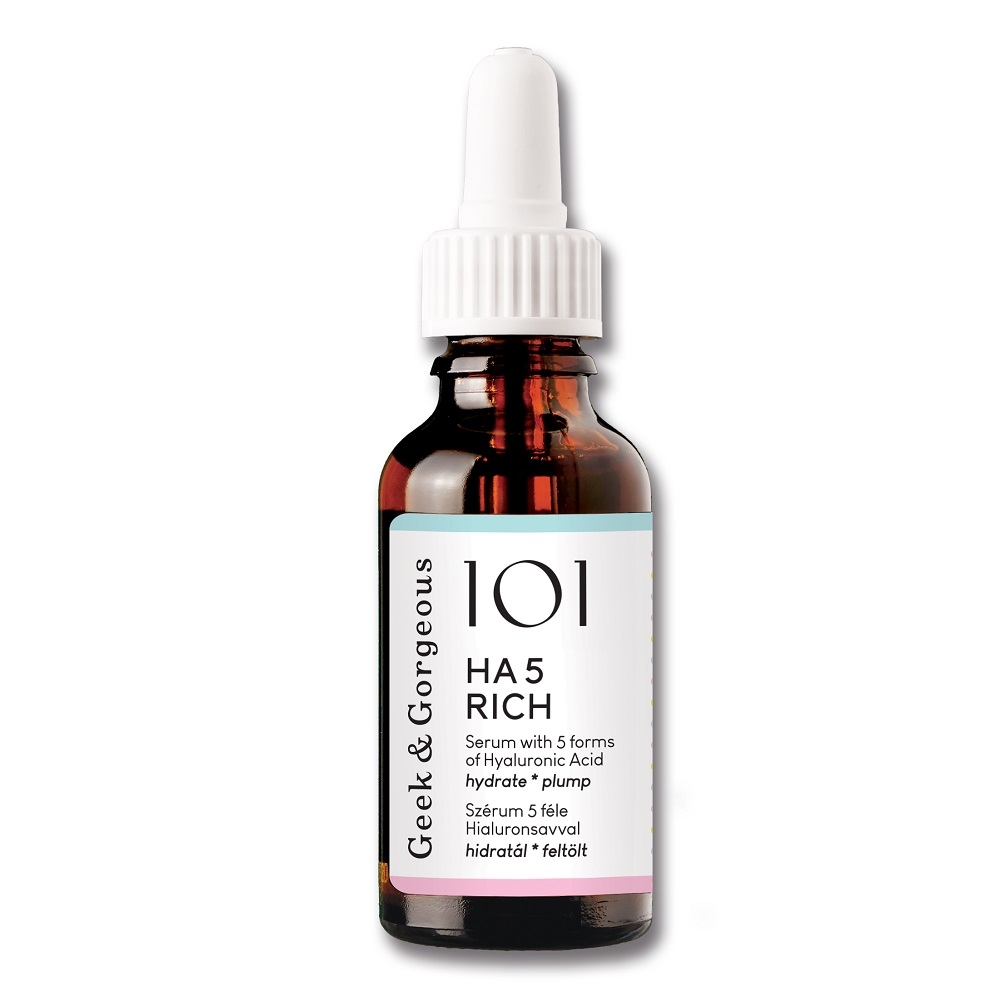 Ser cu acid hialuronic HA 5 Rich, 30ml, Geek&Gorgeous
