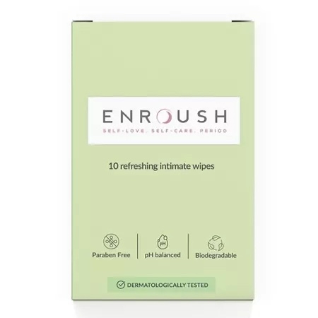 Servetele intime biodegradabile, 10 bucati, Enroush Servetele intime biodegradabile, 10 bucati, Enroush