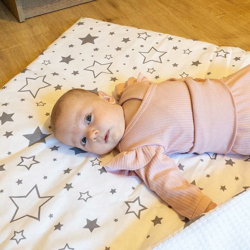 Set 2 piese: body cu maneca lunga si volanas, pantaloni cu botosei, Marime 62, Din bumbac 100%, New Baby, Practical Pink