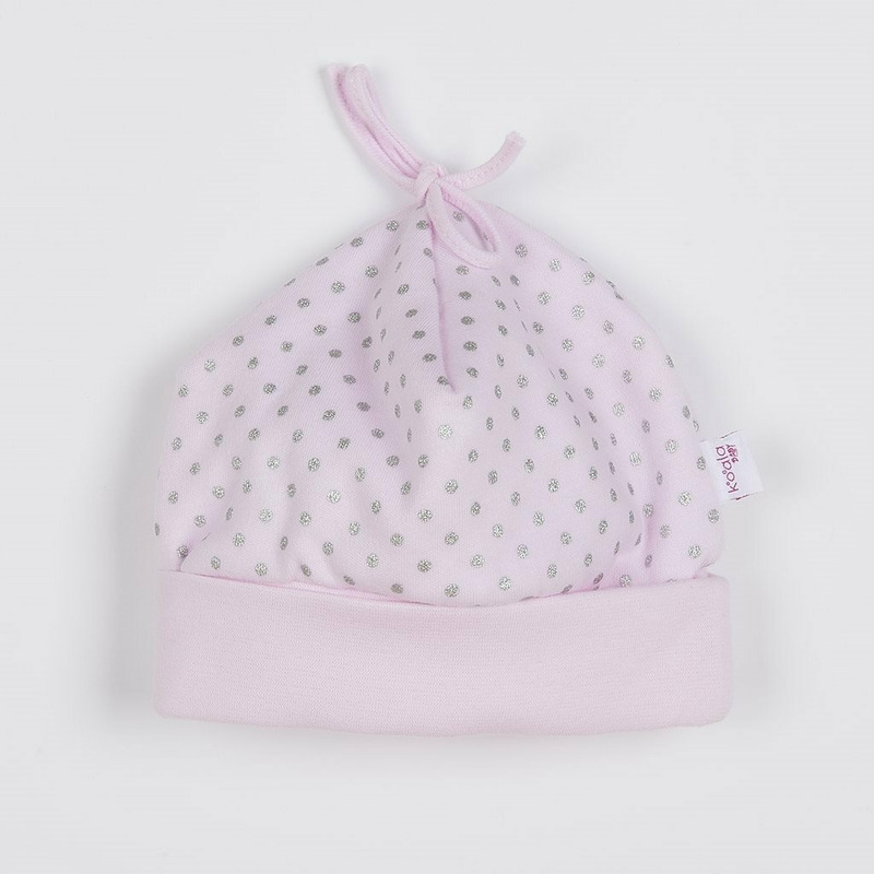 Set 2 piese, Salopeta cu maneca lunga si caciulita, Marime 56, New Baby, Din bumbac 100%, Angel Pink