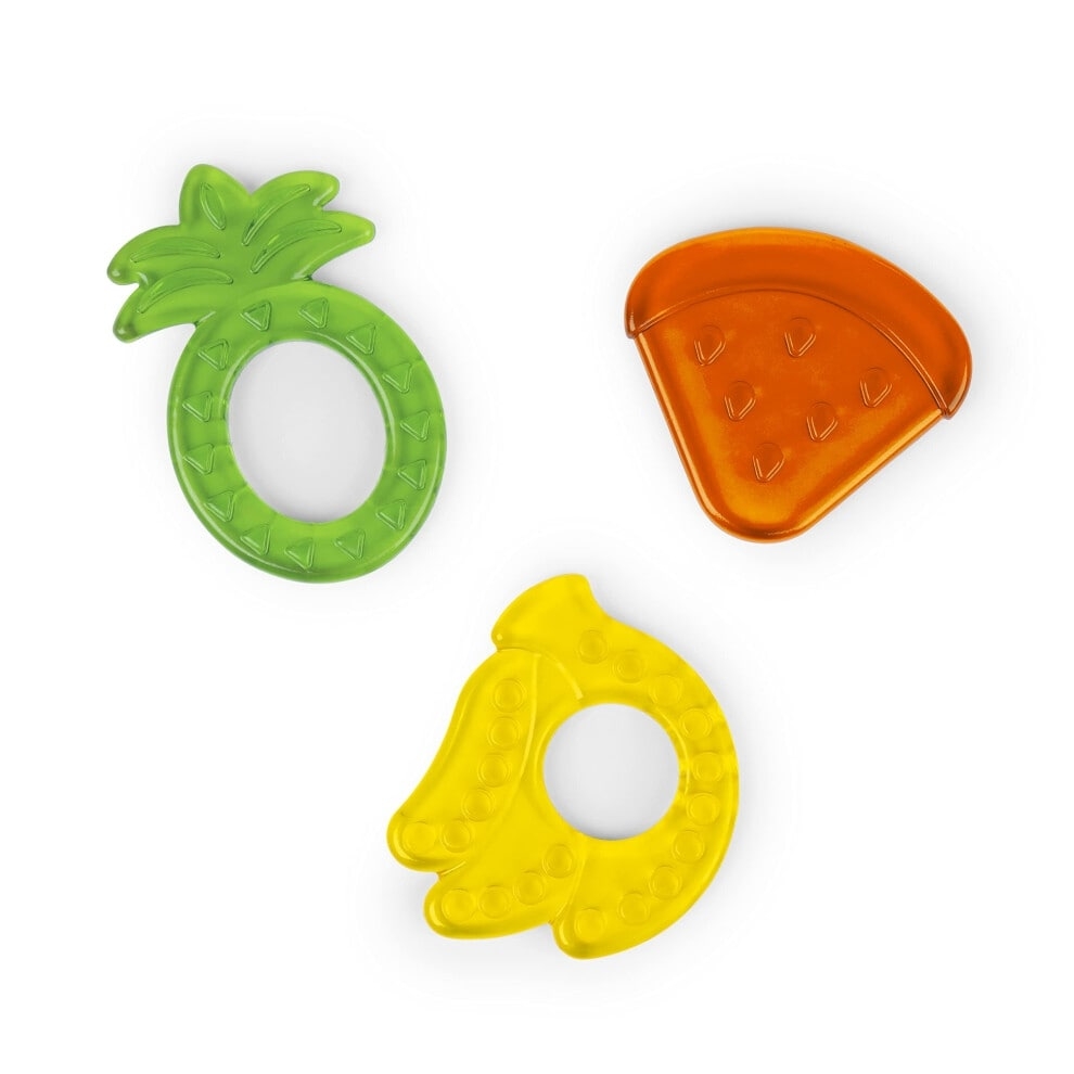 Set 3 jucarii dentitie texturate Juicy Chews, +3 luni, Bright Starts