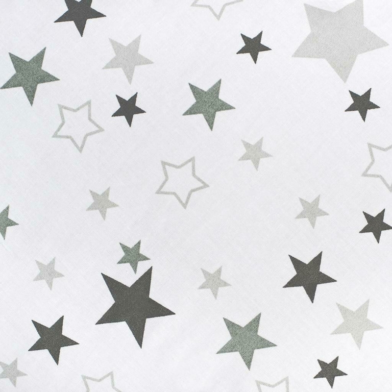 Set 3 piese, Baby Nest, Cu paturica si pernuta, New Baby, Grey stars