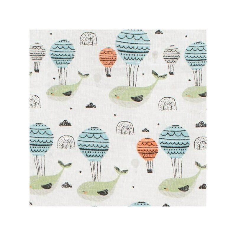 Set 3 scutece, New Baby, Multifunctionale, Din bumbac 100%, Material certificate Oeko Tex Standard 10070x80 cm, Multicolor, Boy
