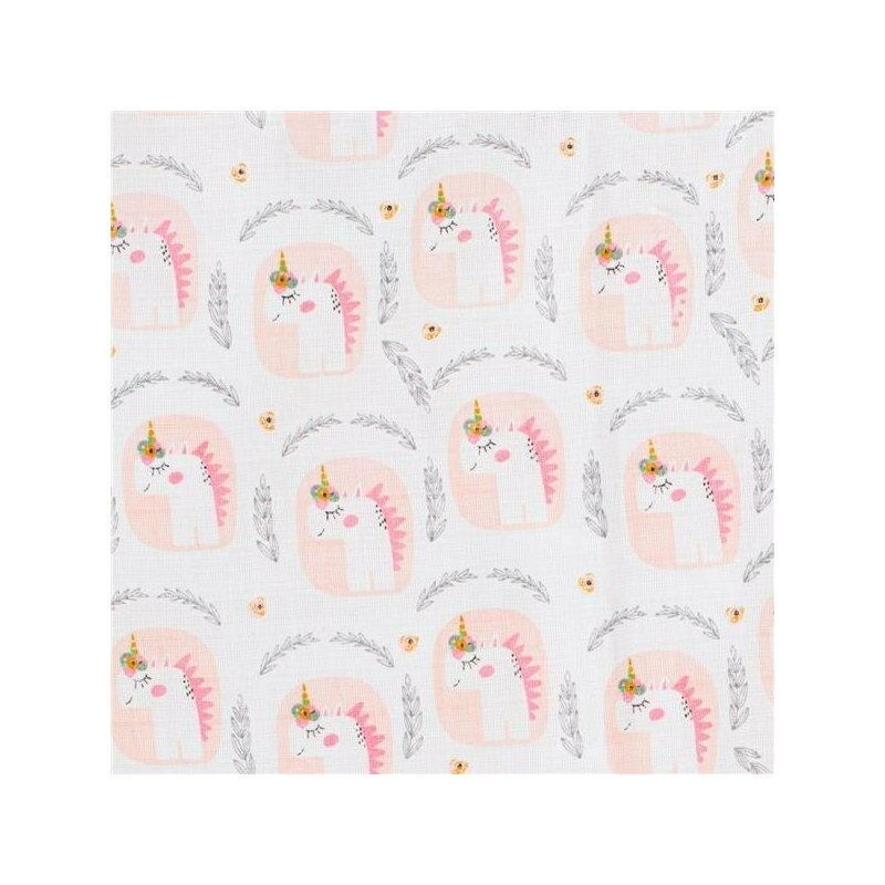 Set 3 scutece, New Baby, Multifunctionale, Din bumbac 100%, Material certificate Oeko Tex Standard 10070x80 cm, Multicolor, Girl
